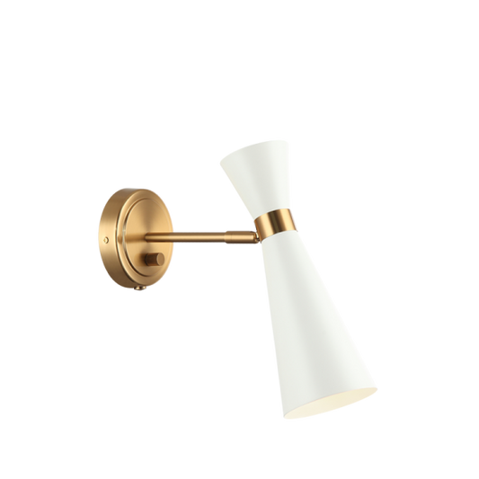 Matteo Lighting Blaze S09611AGWH wall sconce