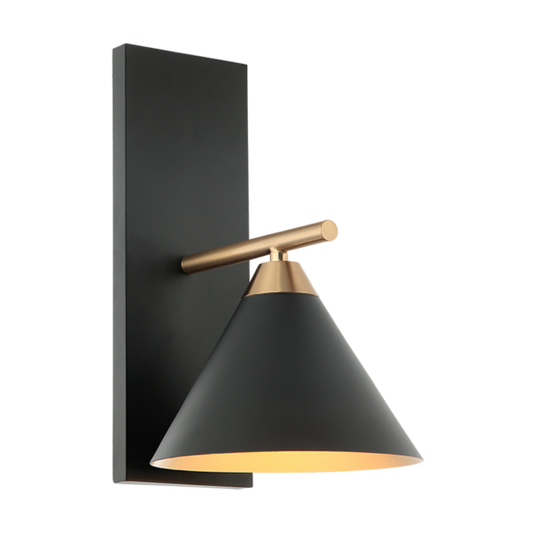 Matteo Lighting Bliss S10601MB Matte Black Wall Sconce