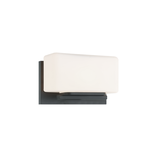 Matteo Lighting Chiclet S10801MB Matte Black Wall Sconce