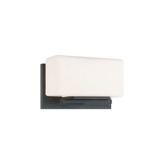 Matteo Lighting Chiclet S10801MB Matte Black Wall Sconce