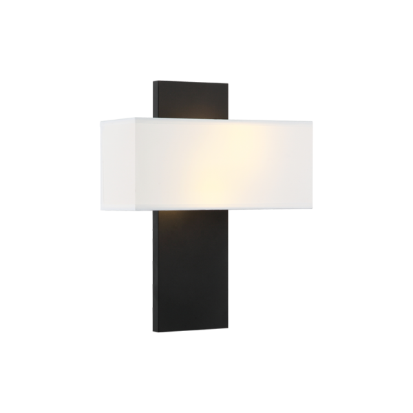 Matteo Lighting Stafford S13902MB Matte Black Wall Sconce