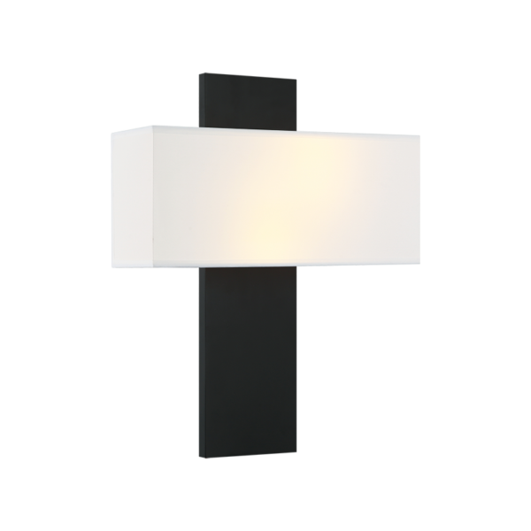 Matteo Lighting Stafford S13912MB Matte Black Wall Sconce
