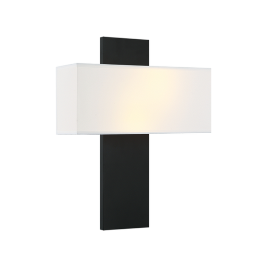 Matteo Lighting Stafford S13912MB Matte Black Wall Sconce