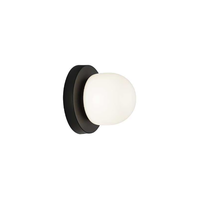 Matteo Lighting Pizzazz S14501MB Matte Black Wall Sconce