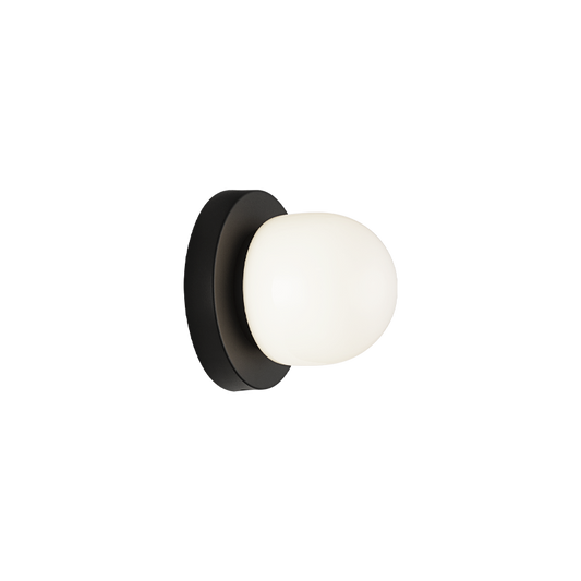 Matteo Lighting Pizzazz S14501MB Matte Black Wall Sconce