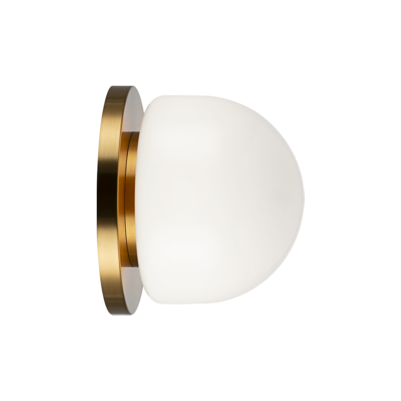 Matteo Lighting Pizzazz S14511AG Aged Gold Brass Wall Sconce