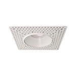 White 3-inch trimless LED pot light
