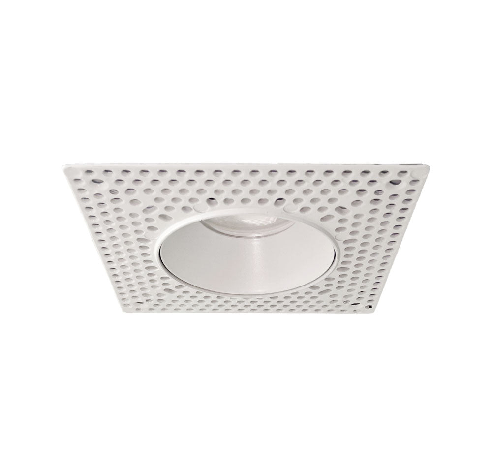 DawnRay 30TL-L 3-inch trimless mud-in LED pot light installed view