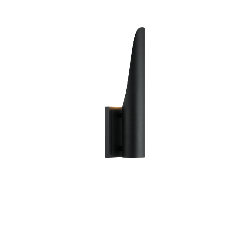Matteo Lighting Stylus W32401MB Matte Black Wall Sconce