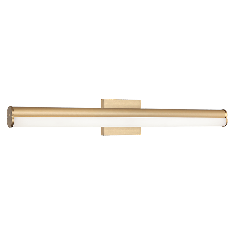 Matteo Lighting Junction W36533AG Aged Gold Brass Wall Sconce