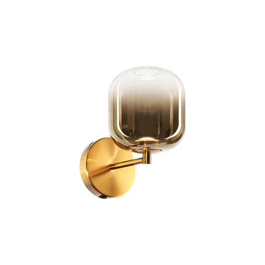 Matteo Lighting Refrax W37401AGAG Aged Gold Brass Wall Sconce