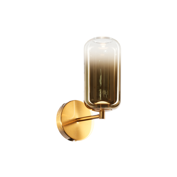 Matteo Lighting Refrax W37411AGAG Aged Gold Brass Wall Sconce