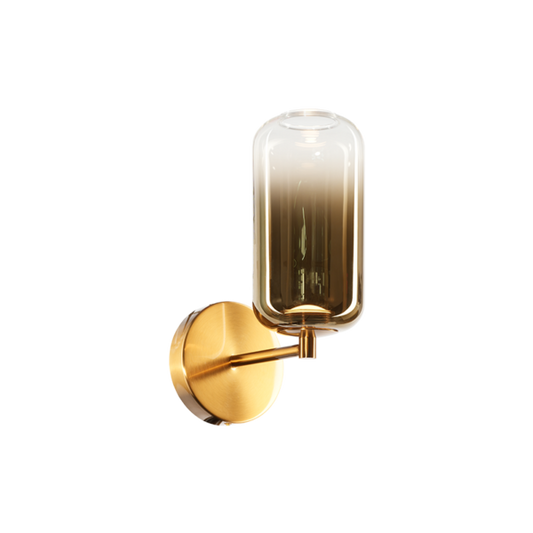 Matteo Lighting Refrax W37411AGAG Aged Gold Brass Wall Sconce