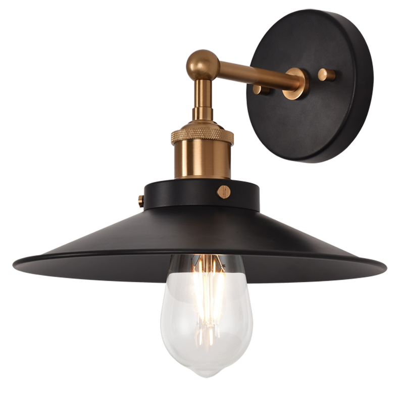 Matteo Lighting Bulstrode's Workshop W46111AGBK Wall Sconce