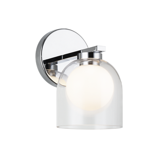 Matteo Lighting Derbishone W60701CHCL Chrome Wall Sconce