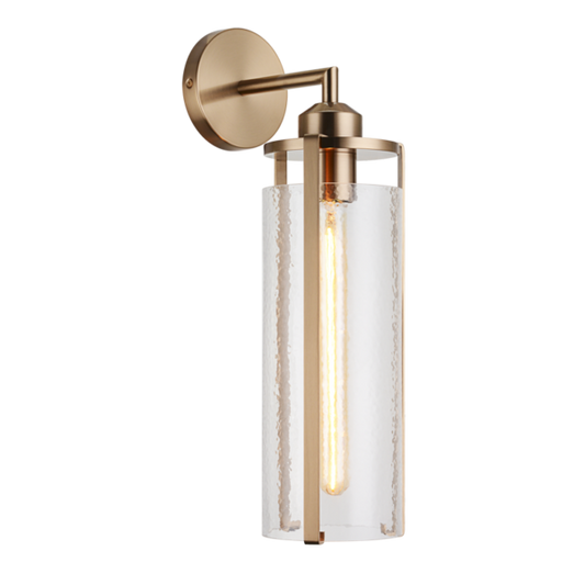 Matteo Lighting Bayou W62201AG Aged Gold Brass wall sconce
