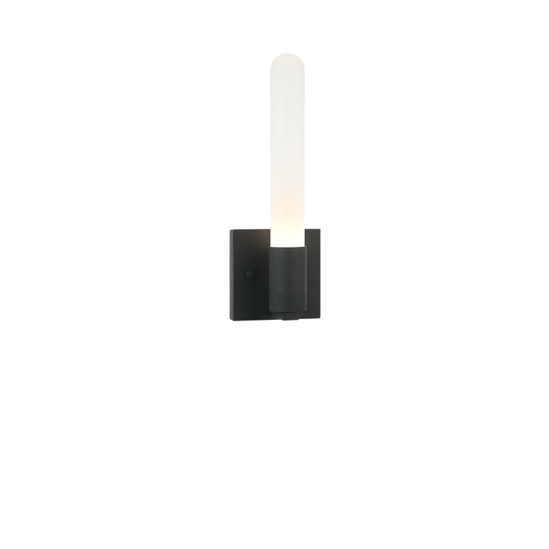 Matteo Lighting Aydin W65801MB Matte Black Wall Sconce