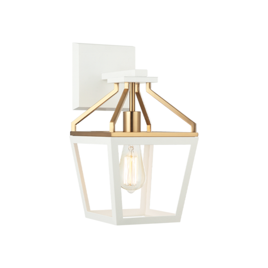 Matteo Lighting Mavonshire W67001WHAG wall sconce