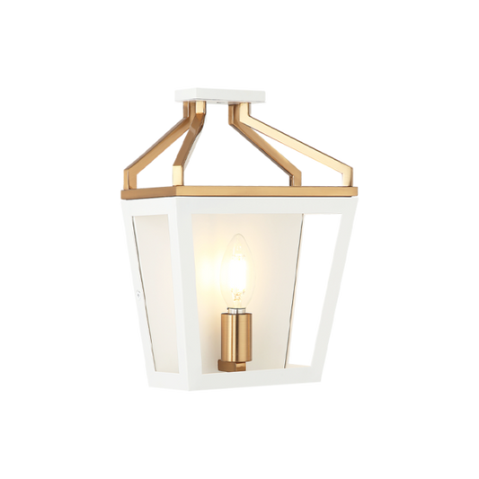 Matteo Lighting Mavonshire W67011WHAG wall sconce
