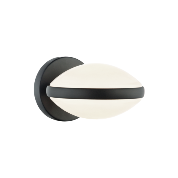 Matteo Lighting Chatoyant W71501MB Matte Black Wall Sconce