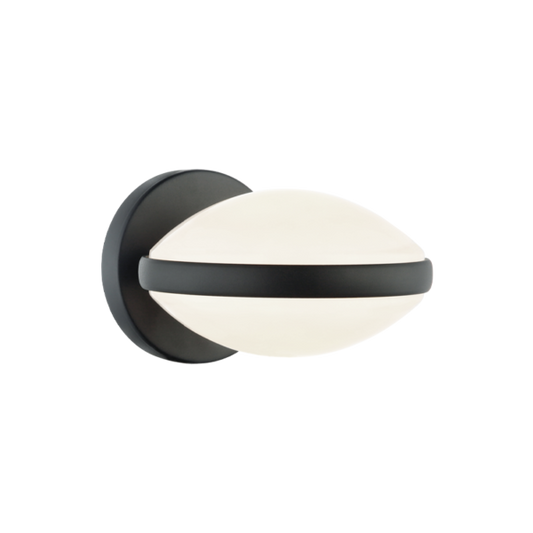 Matteo Lighting Chatoyant W71501MB Matte Black Wall Sconce