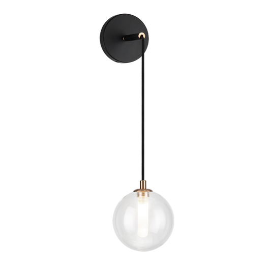Matteo Lighting Magma W81001CL Clear Wall Sconce