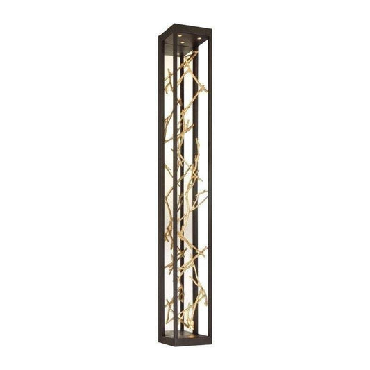 Eurofase Aerie outdoor wall sconce Gold-Black finish