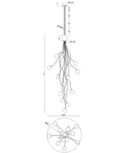 Load image into Gallery viewer, Eurofase Athena Chandelier finish option
