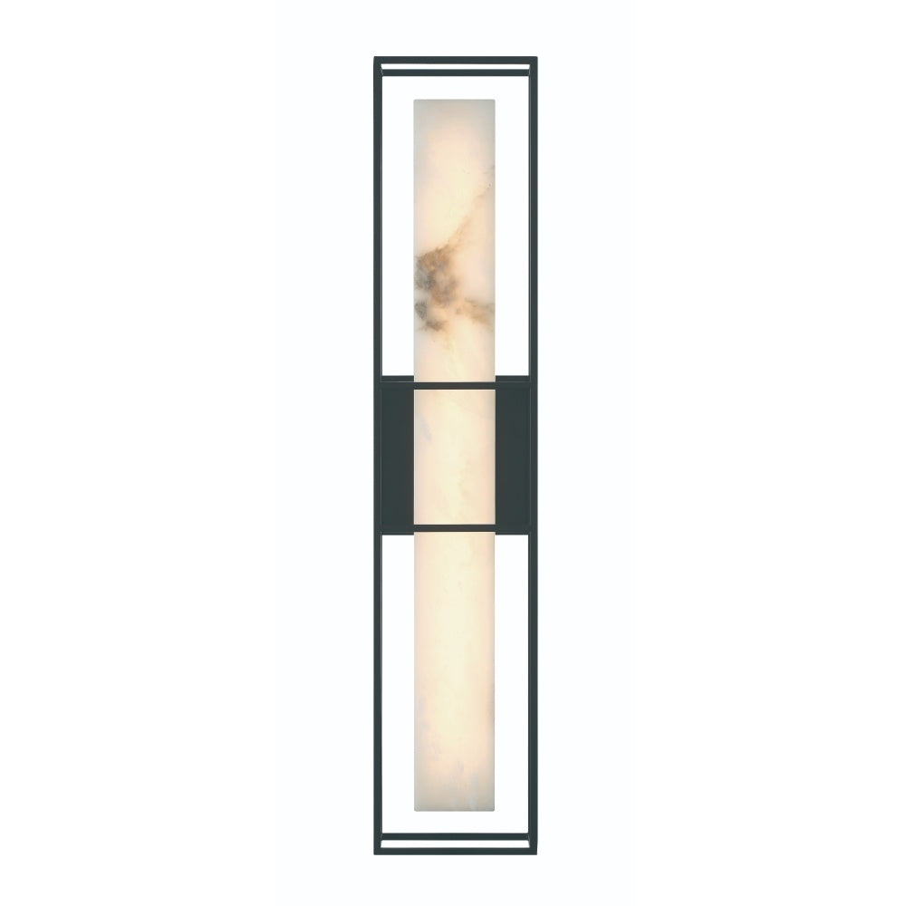 Eurofase Blakley 24 inch outdoor wall sconce Black with alabaster