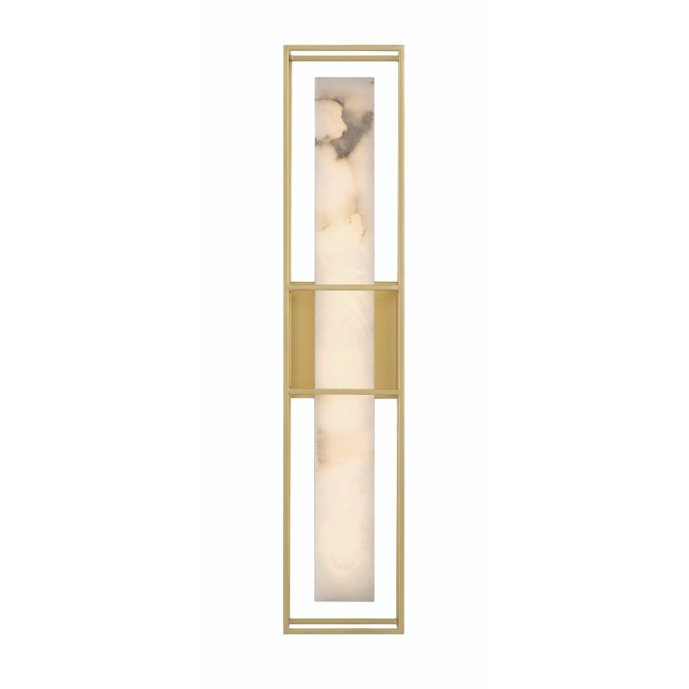 Eurofase Blakley 24 inch outdoor wall sconce Gold with alabaster