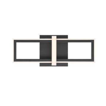 Eurofase Bordo Outdoor Wall Sconce in Matte Black with White Acrylic