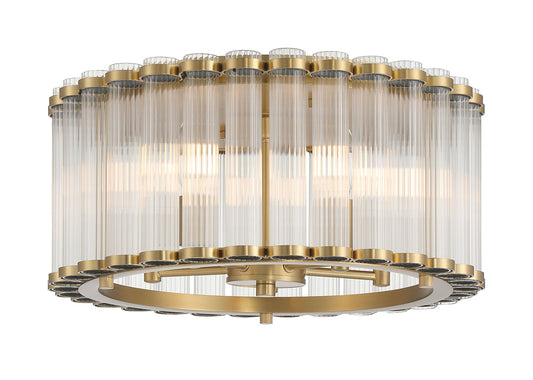 Eurofase Glasbury Flush Mount detail view