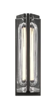 Eurofase Langferd Outdoor Wall Sconce in Gold with Clear Glass