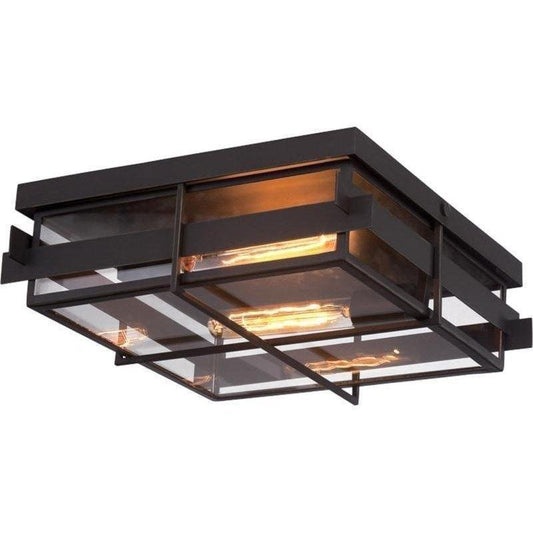 Eurofase Muller outdoor flush mount 28055-013 bronze