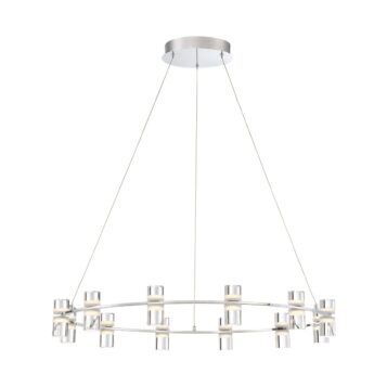 Eurofase Netto 12-Light Chandelier in Chrome