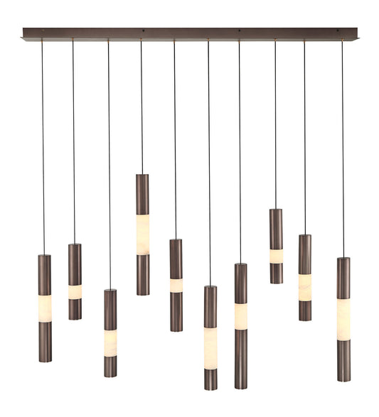 Eurofase Ronda 10-Light Linear Chandelier