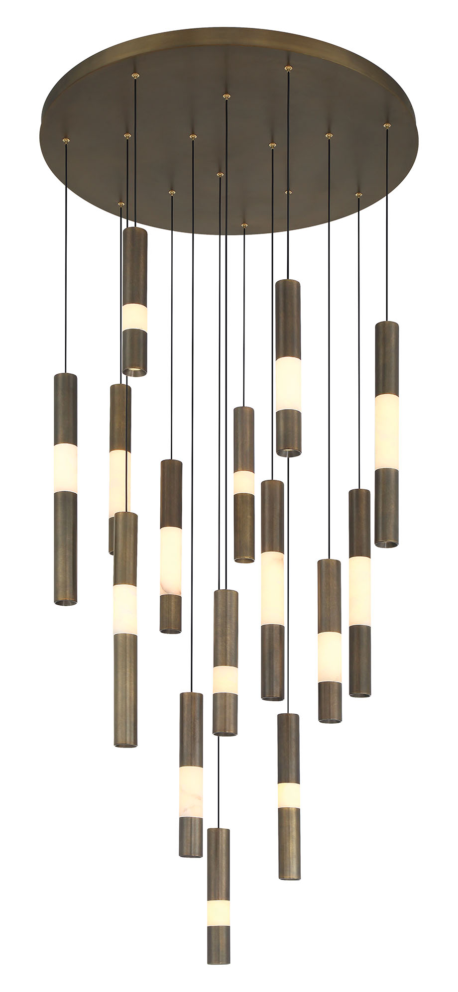 Eurofase Ronda Multi-Drop Chandelier finish option
