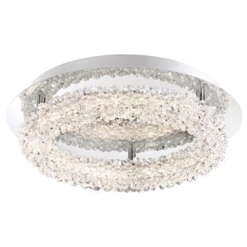 Eurofase Sassi 15-inch Flush Mount in Chrome