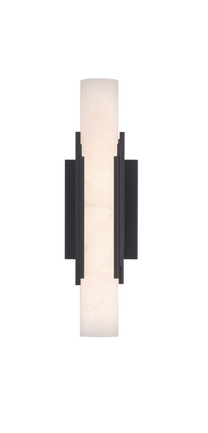 Eurofase Venna Outdoor Wall Sconce in Urban Bronze with Alabaster