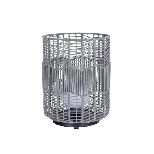 Eurofase Wallis outdoor portable 46627-018 matte black with grey rope