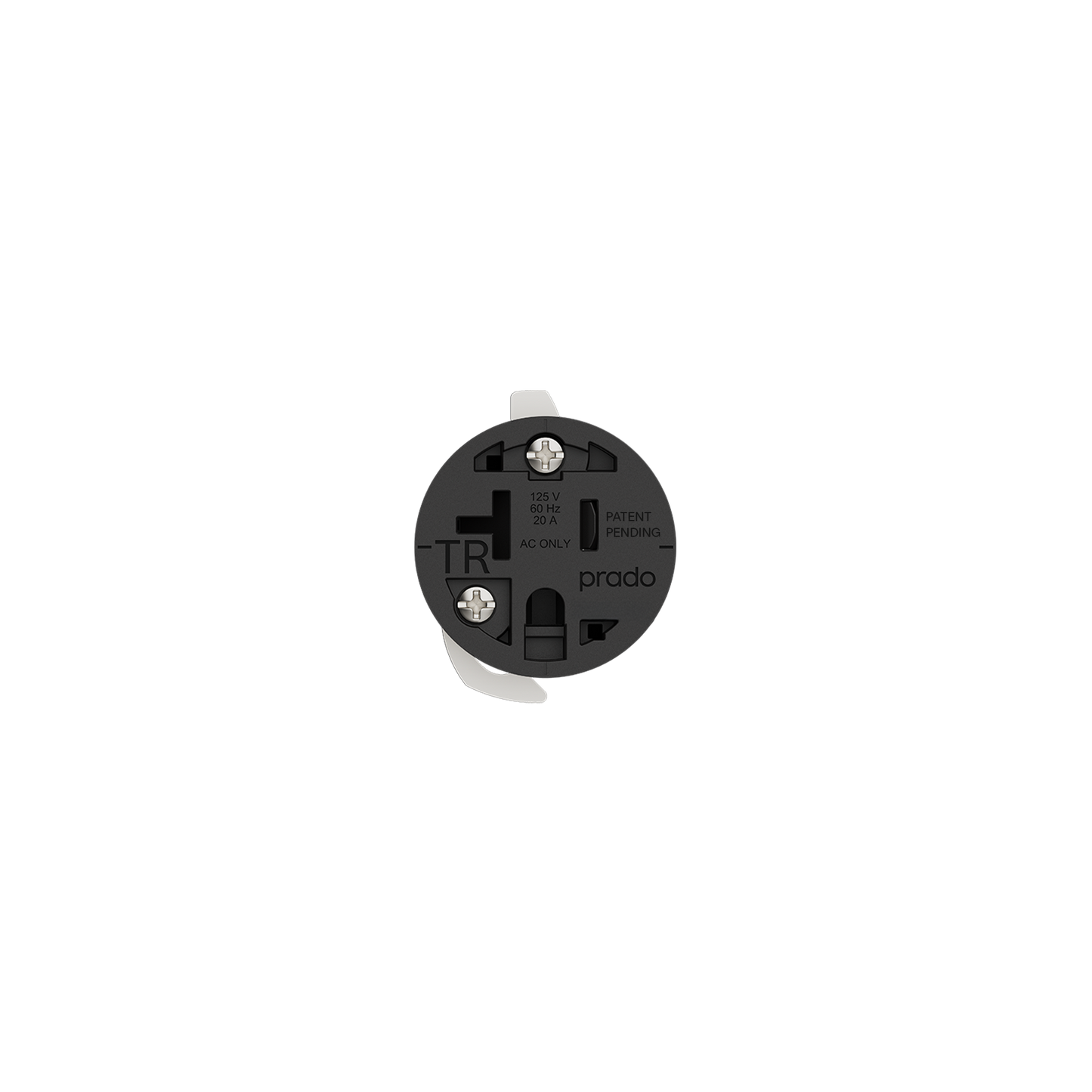 Prado UniFit single minimalist electrical outlet