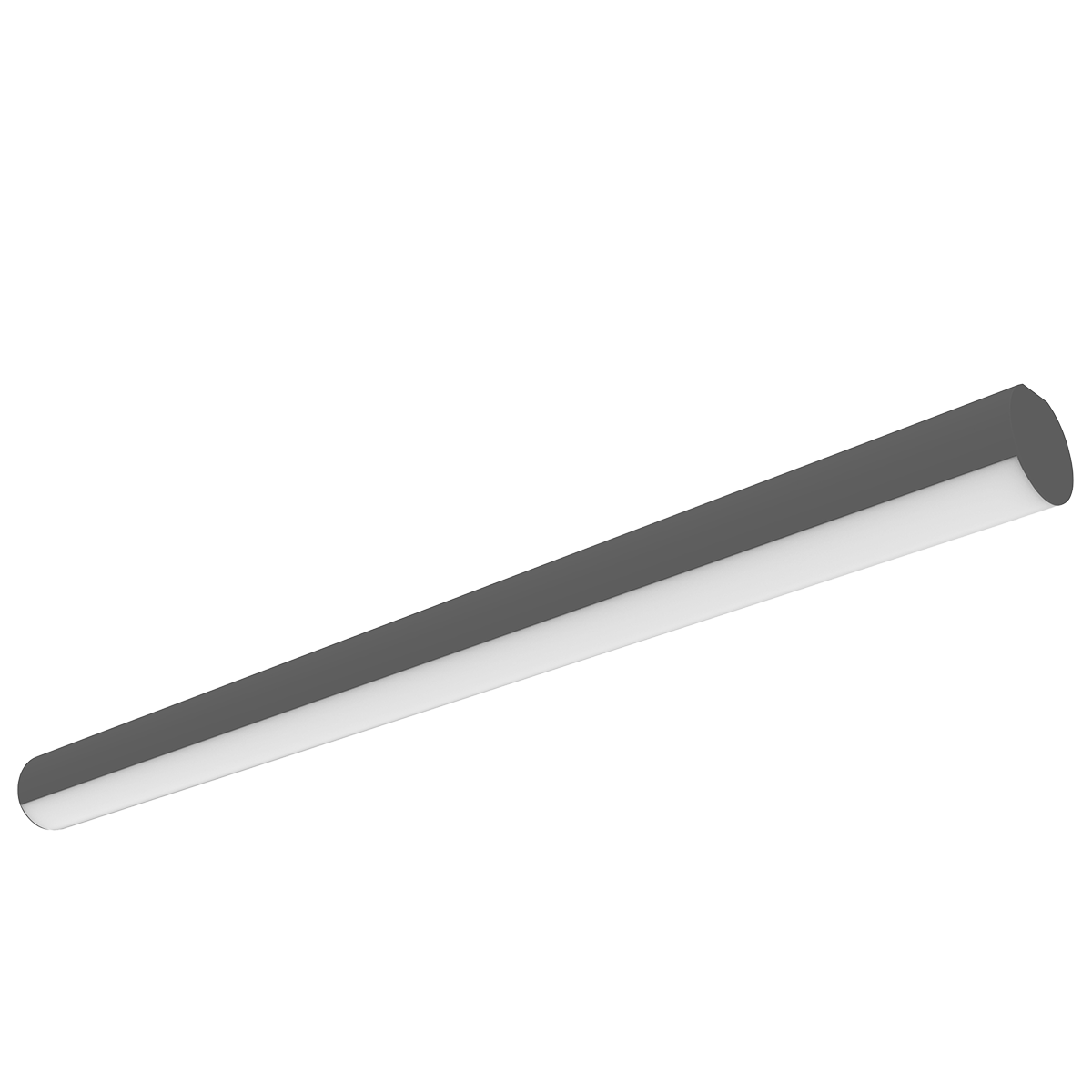 Reno RAIL 4ft rounded architectural linear strip black