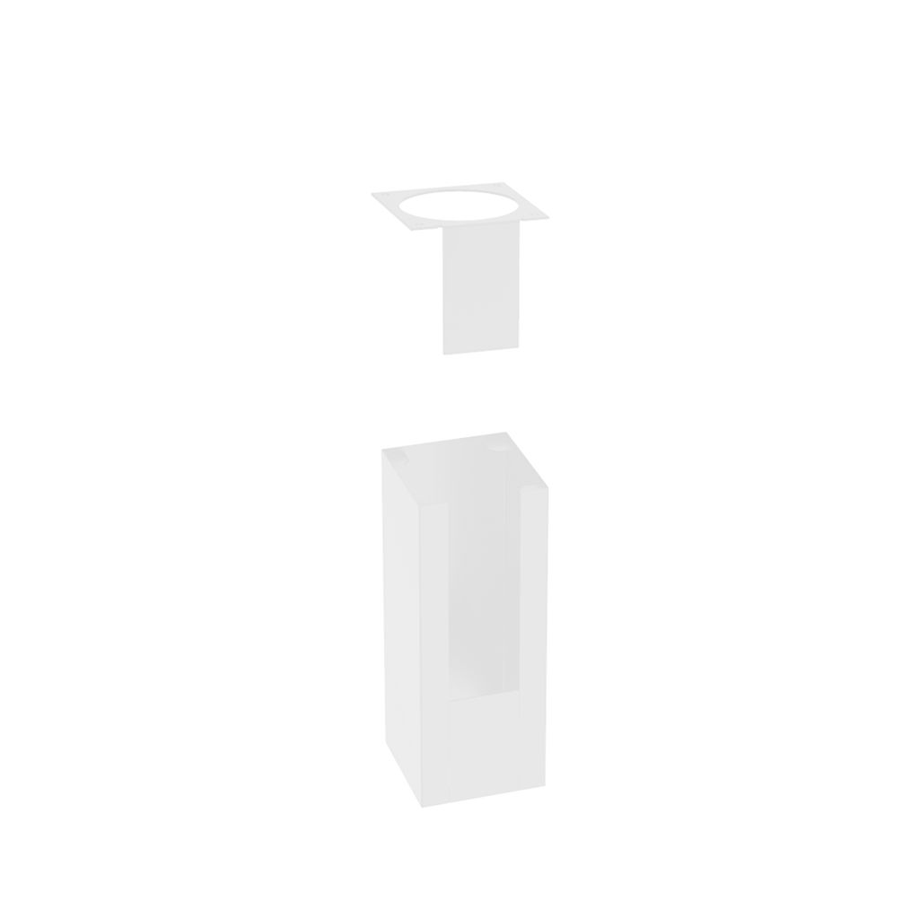 Reno FUSION 6 inch square shell white