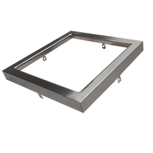Load image into Gallery viewer, Reno SOL 7 inch square brushed nickel trim
