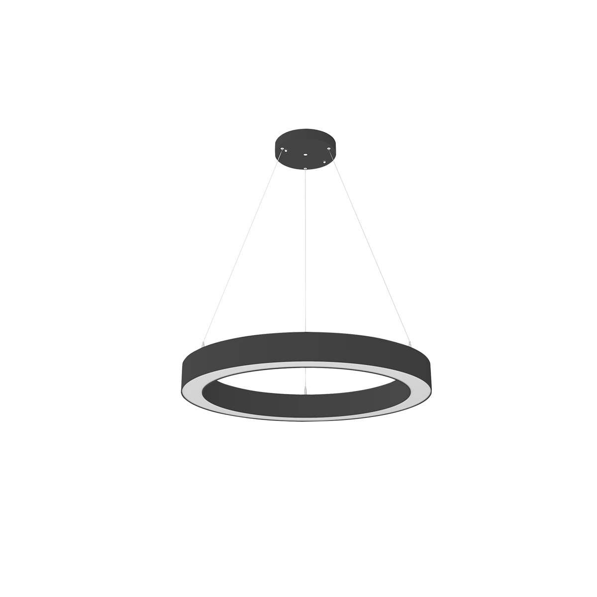 Reno AURORA Architectural Ring Fixture - 24" / Black / 10/20/30/40W