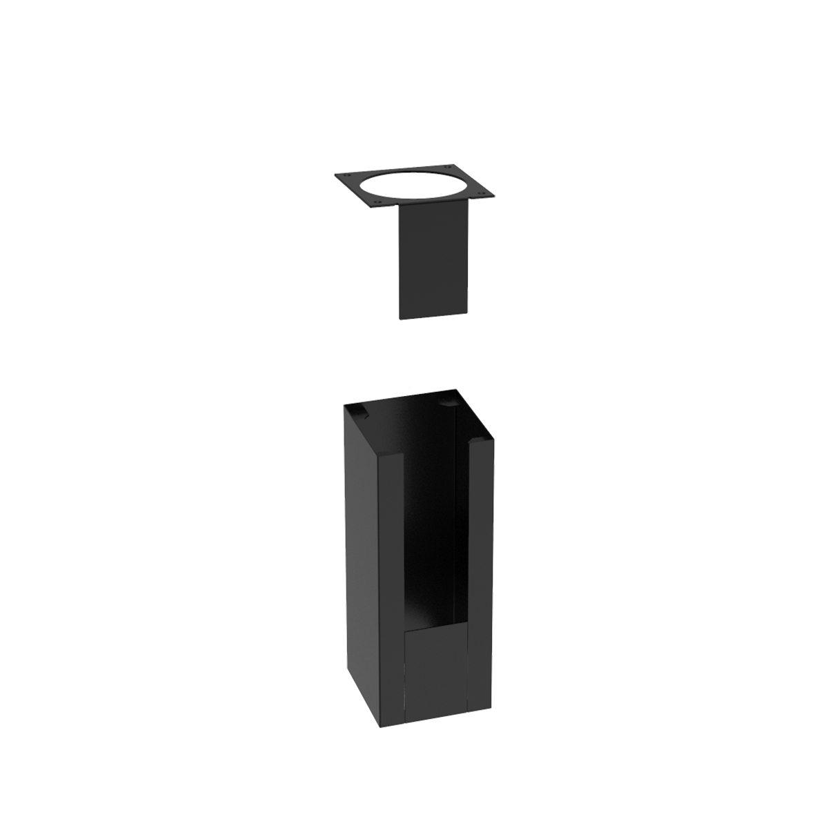 Reno FUSION 6 inch square shell black