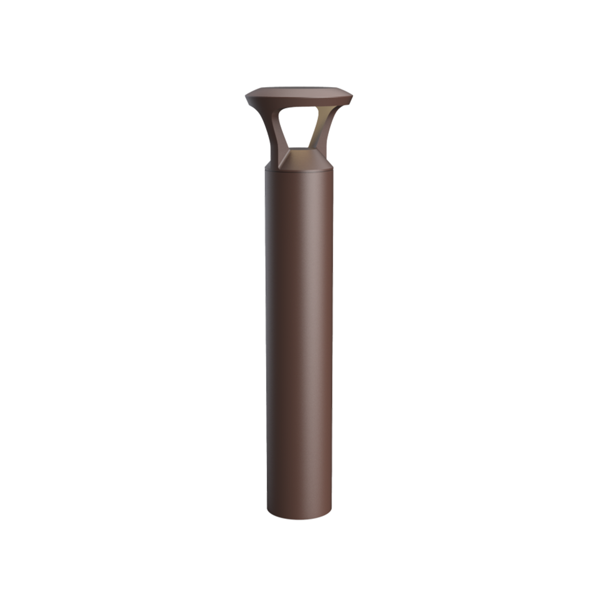 Reno SYLO BL3 architectural LED bollard in bronze finish