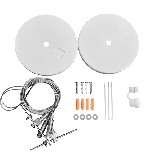 Reno RAIL white pendant canopy suspension kit