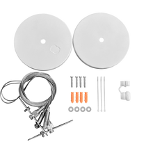 Load image into Gallery viewer, Reno RAIL white pendant canopy suspension kit
