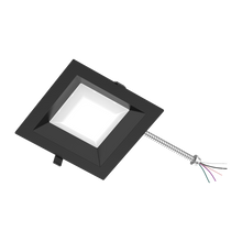 Load image into Gallery viewer, Reno ZETA 8 inch square commercial downlight black
